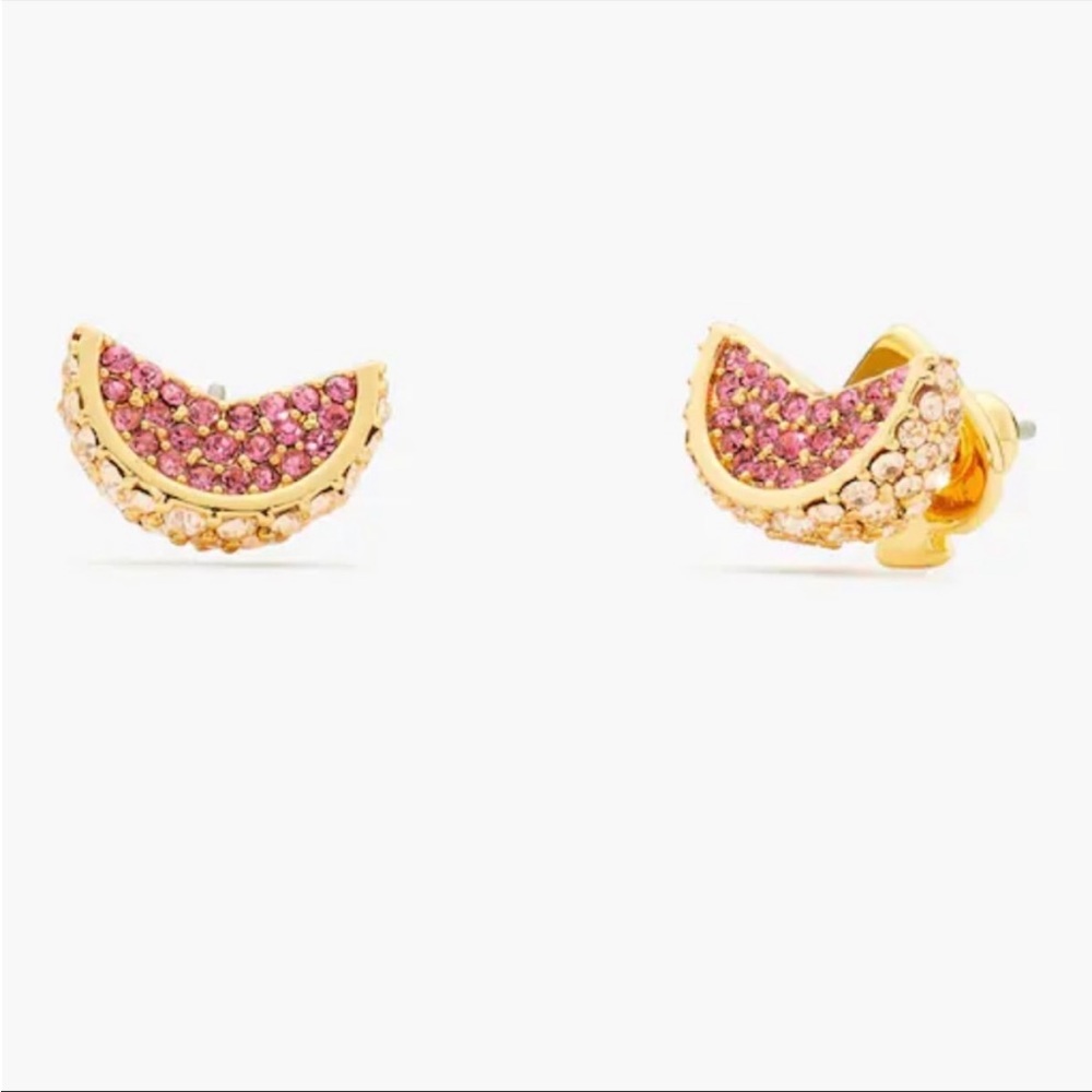 Kate Spade grapefruit earrings NWT!